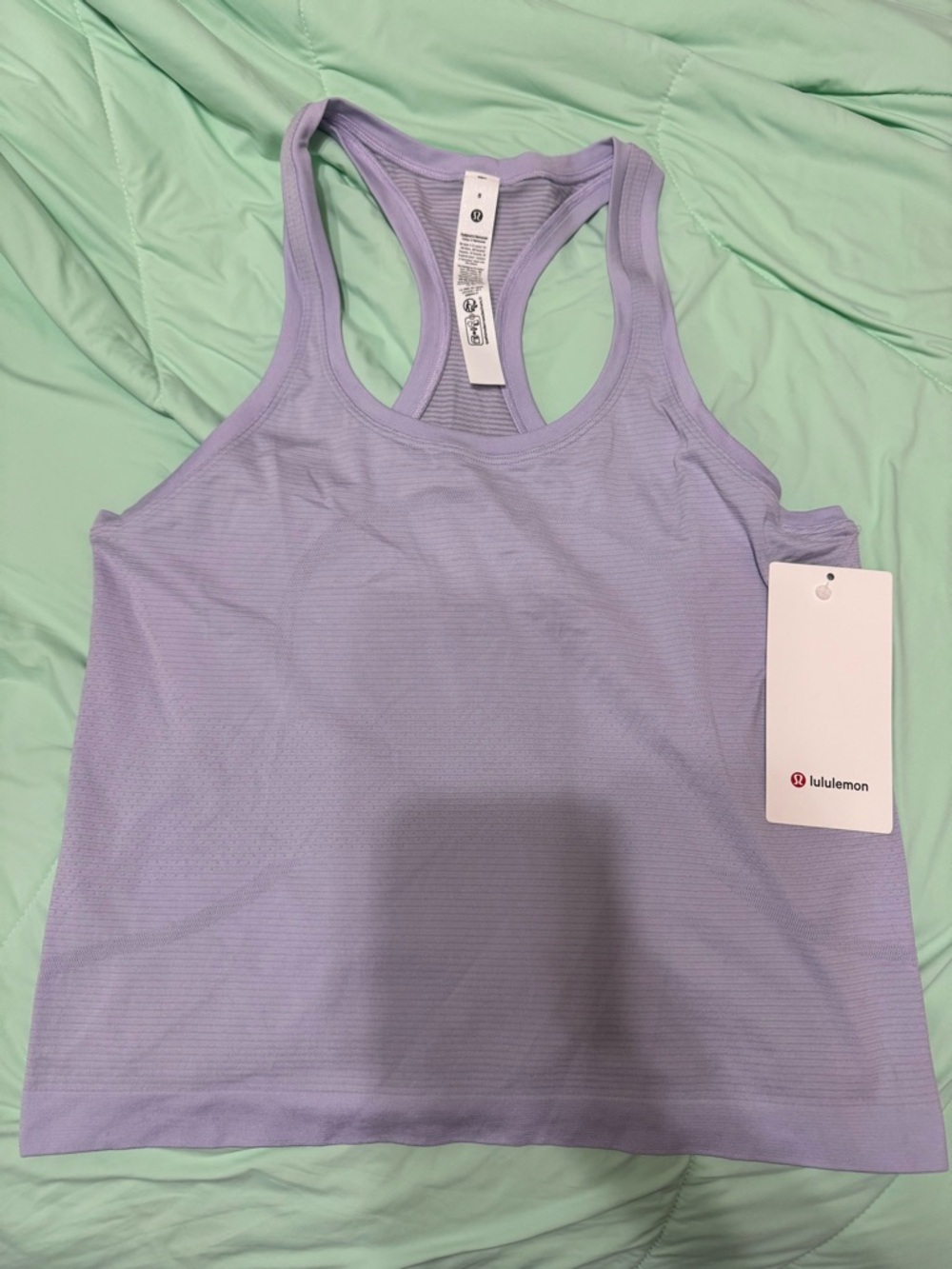 lululemon athletica Lavender Scoop Neck Racerback Tank